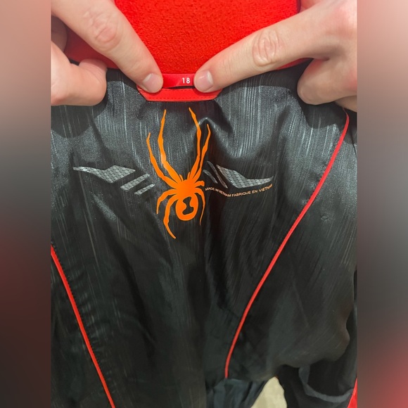 MENS red Spyder ski jacket in good condition! Size S - Picture 8 of 9